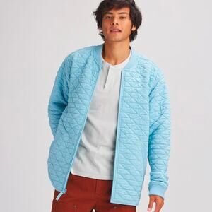 Stoic Quilted Military Jacket Blue Topaz XL